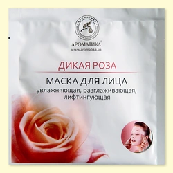 Биоцеллюлозная лифтинг-маска Ароматика Дикая Роза., Вес 35 г. Биоцеллюлозная лифтинг-маска Ароматика Дикая Роза., Вес 35 г.