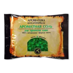 Соль черного моря для ванн Ароматика Пихта-Эвкалипт, Вес 100 г.