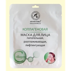 Биоцеллюлозная лифтинг-маска Ароматика Коллагеновая, Вес 35 г. Биоцеллюлозная лифтинг-маска Ароматика Коллагеновая, Вес 35 г.