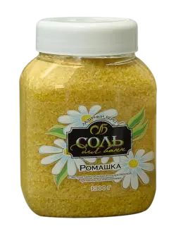 Соль для ванн гранулированная Ароматика Ромашка, Вес 1300 гр. Соль для ванн гранулированная Ароматика Ромашка, Вес 1300 гр.