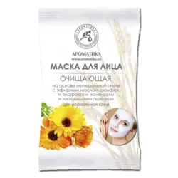 Маска косметическая Ароматика Очищающая для нормальной кожи, Вес 40 г. Маска косметическая Ароматика Очищающая для нормальной кожи, Вес 40 г.
