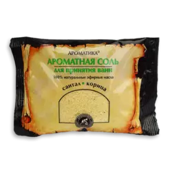Соль черного моря для ванн Ароматика Сантал-Корица, Вес 100 г. Соль черного моря для ванн Ароматика Сантал-Корица, Вес 100 г.