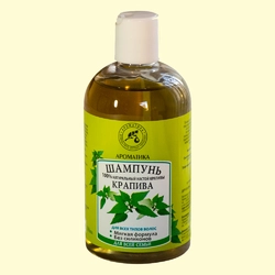 Шампунь Ароматика для всех типов волос Кропива, 100% натуральный настой, 350 мл Шампунь Ароматика для всех типов волос Кропива, 100% натуральный настой, 350 мл