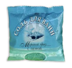 Cоль  для ванн морская Ароматика пенообразующая Морской бриз, Вес 500 гр. Cоль  для ванн морская Ароматика пенообразующая Морской бриз, Вес 500 гр.