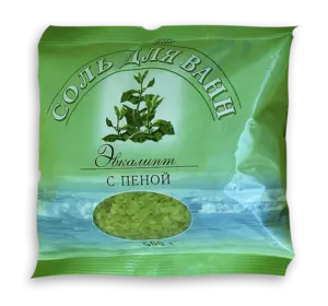 Cоль  для ванн морская Ароматика пенообразующая Эвкалипт, Вес 500 гр. Cоль  для ванн морская Ароматика пенообразующая Эвкалипт, Вес 500 гр.